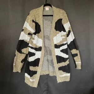 Wanna B Fun Camo Sweater